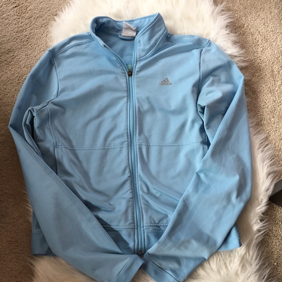 adidas jacket baby blue